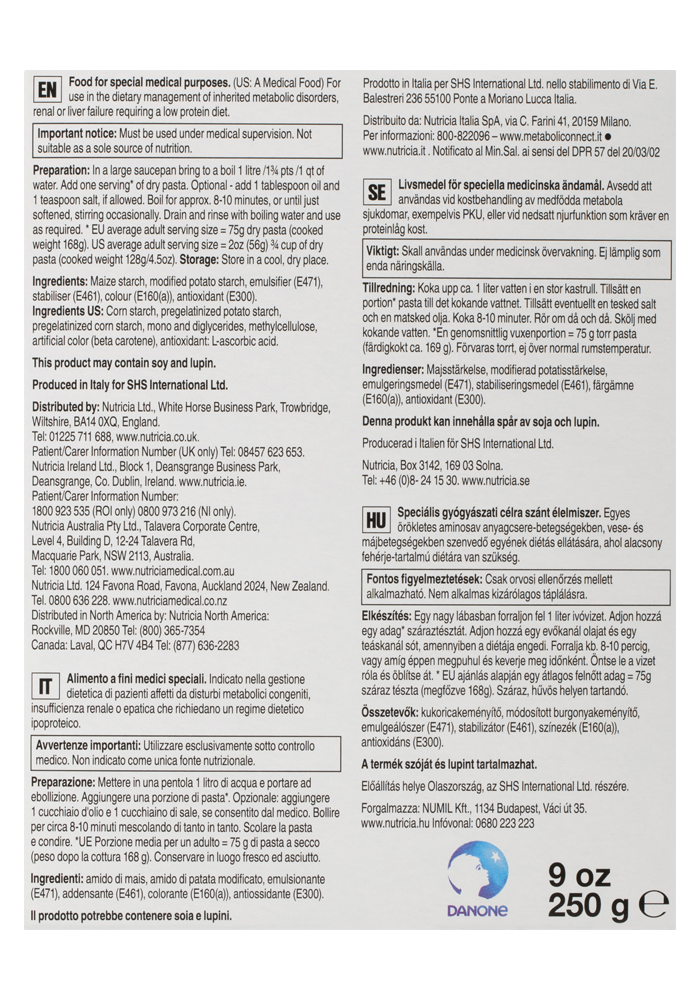 Loprofin Macaroni | Adults Healthcare | Nutricia