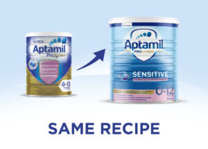 Aptamil Gold Prosyneo Sensitive formula new look