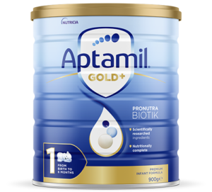 Aptamil - Gold Plus Pronutra Biotik Infant Formula - Stage 1 - FOP