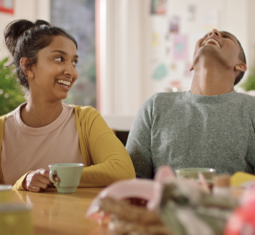 Parents Laughing