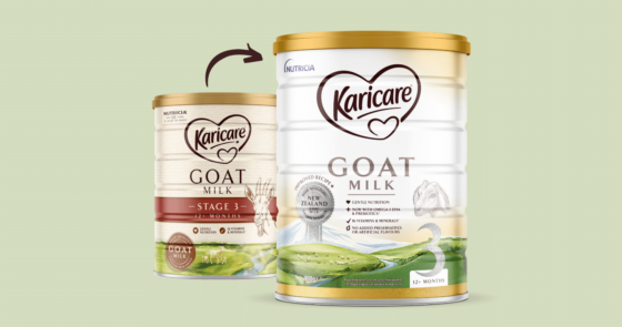 Karicare Toddler Goat - Old Tin and New Tin Comparison