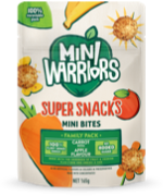 Mini Warriors Carrot with Apple flavour