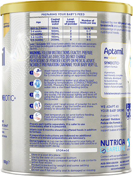 aptamil profutura first infant milk